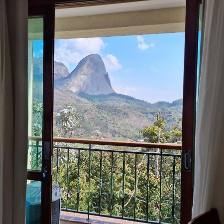 Quarto de flat com vista para Pedra Azul Pedra Azul  Exterior foto