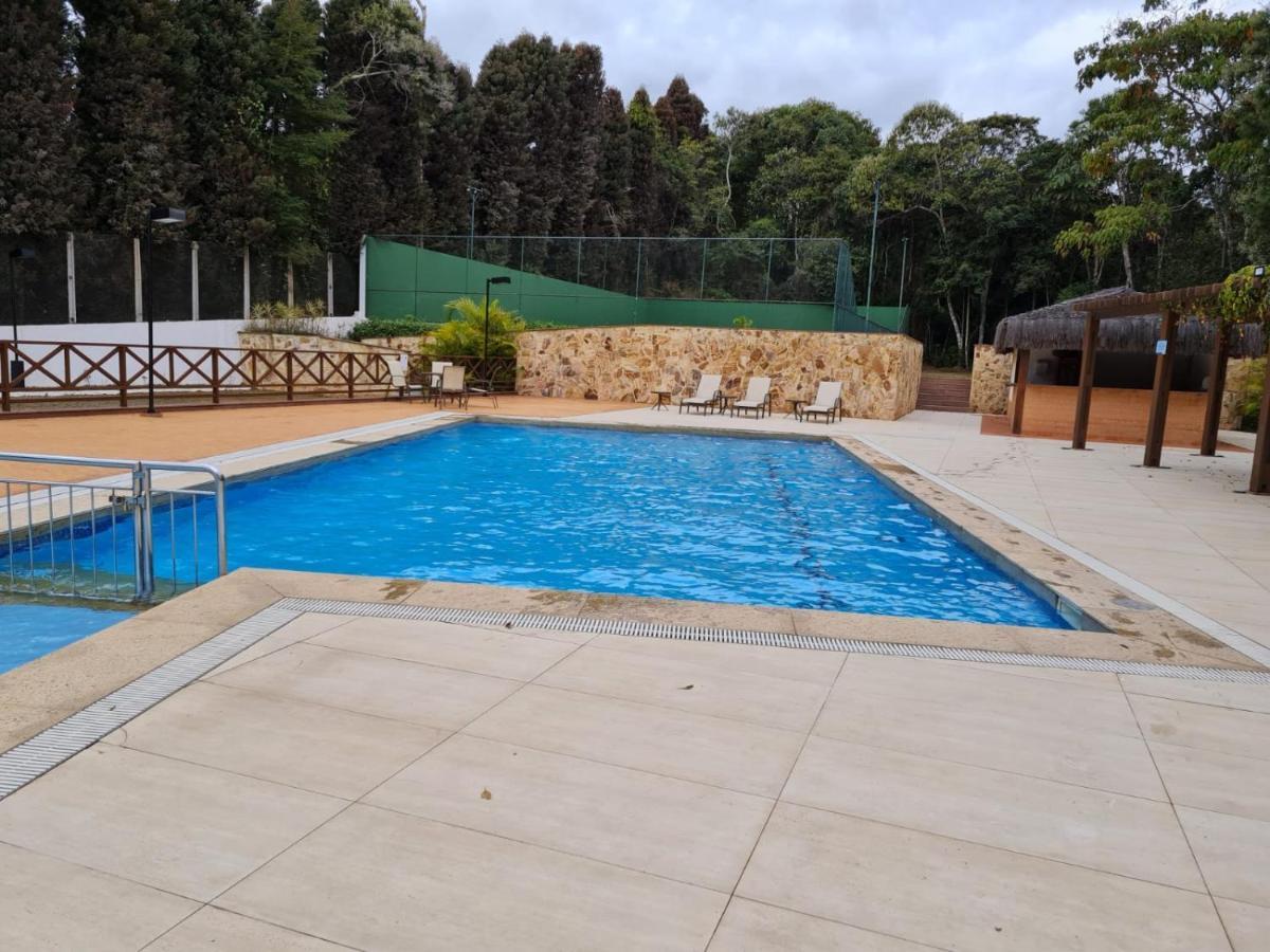 Quarto de flat com vista para Pedra Azul Pedra Azul  Exterior foto